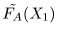 $\tilde{F_A}(X_1)$